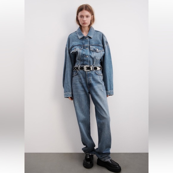 Zara rhinestone leather belt limited edition - Picture 5 of 7